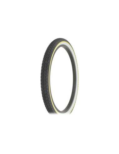 Tire 24 x 2.125 Black/White Side Wall Yellow...
